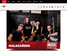 Tablet Screenshot of malasaners.com